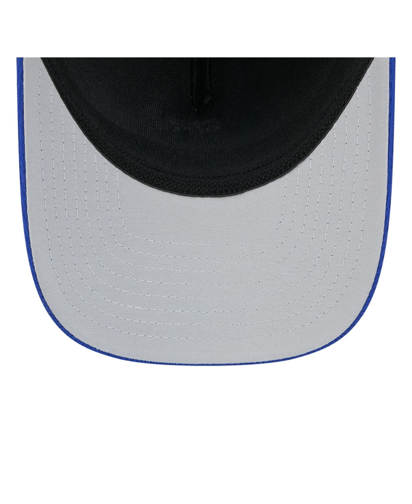 Мужской головной убор New Era Gray New York Knicks 39THIRTY M-Crown Tech Stretch Hat — фото 5