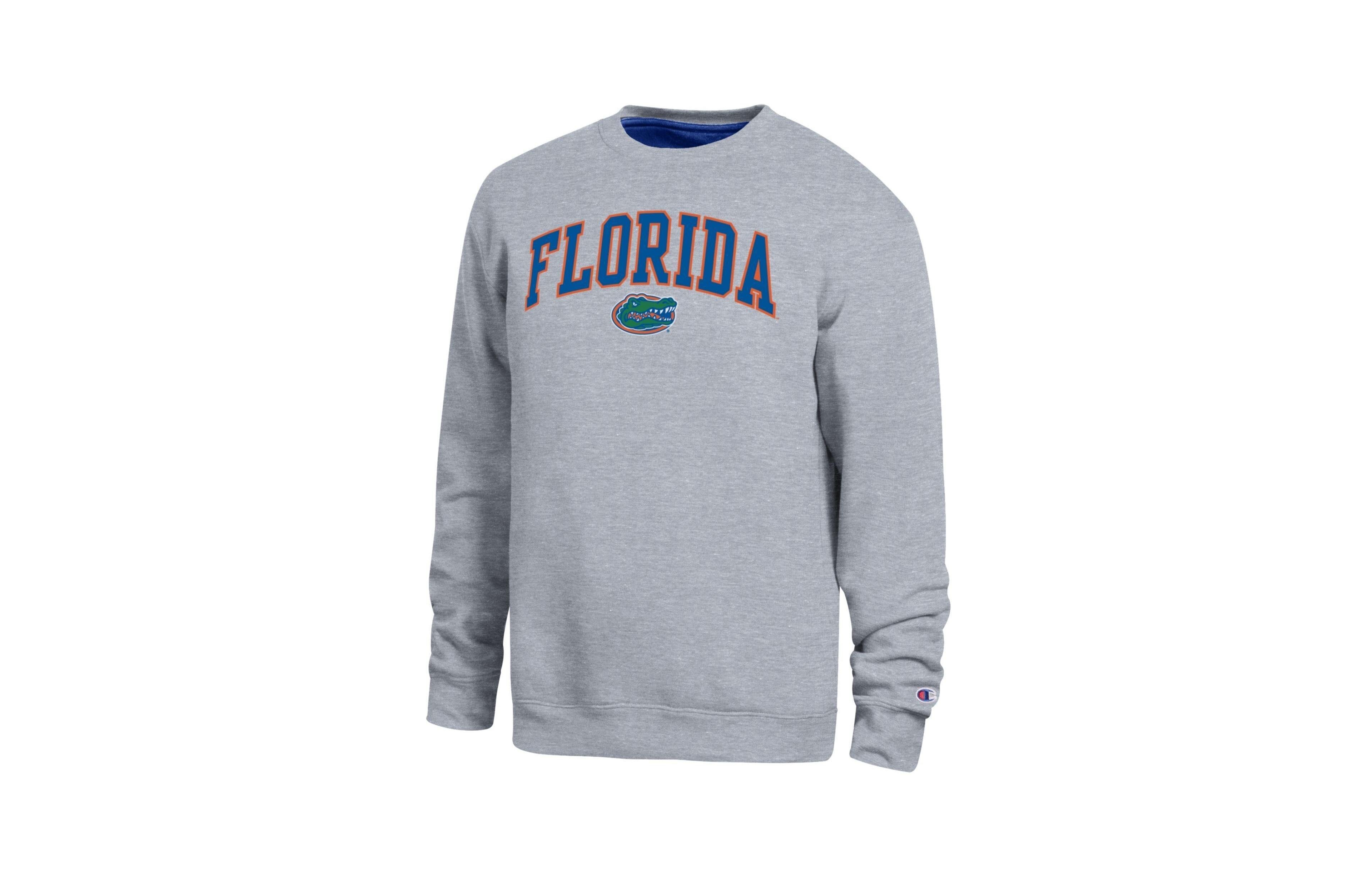Champion Men's Heather Gray Florida Gators Arch Sweatshirt