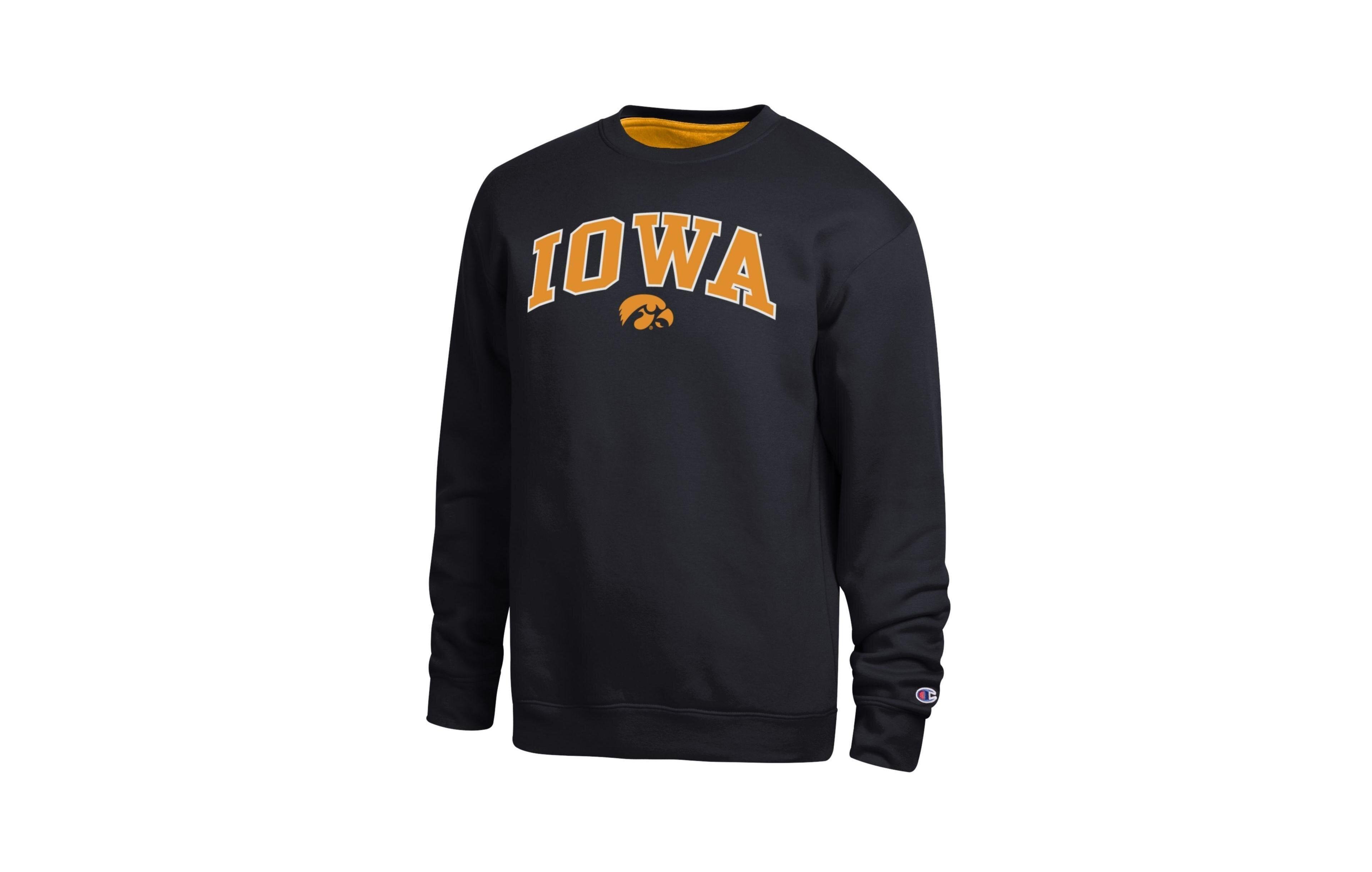 Champion Men's Black Iowa Hawkeyes Arch Sweatshirt