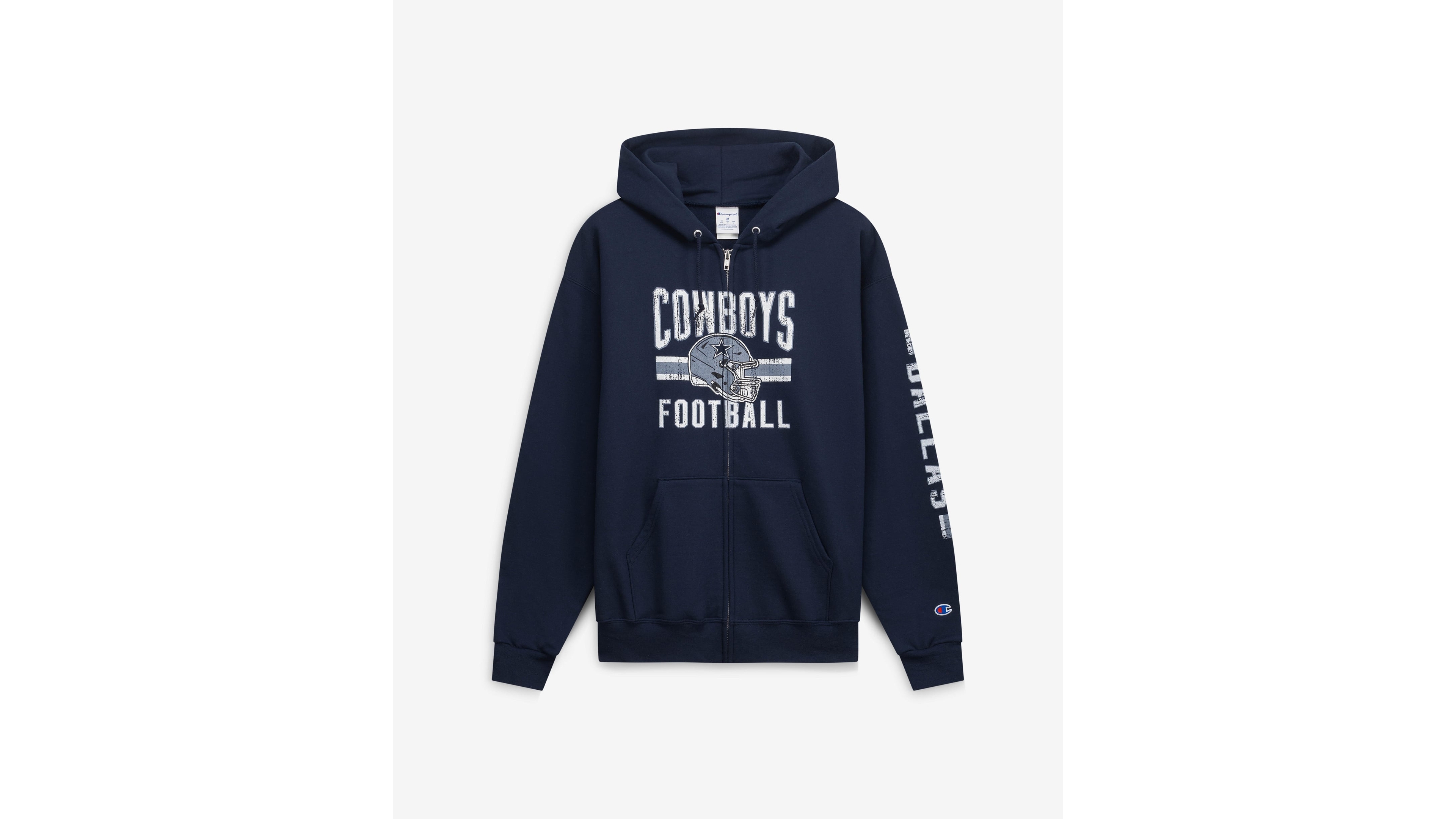 Champion Men's Navy Dallas Cowboys Powerblend Hoodie