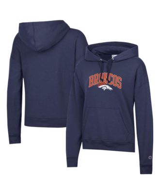 Women's Navy Denver Broncos Powerblend Hoodie