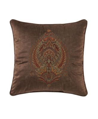 Destiny Square Embellished Decorative Pillow, 18" x 18"