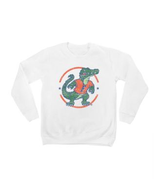 Big Boys' and Girls' White Florida Gators End Zone Pullover Sweatshirt