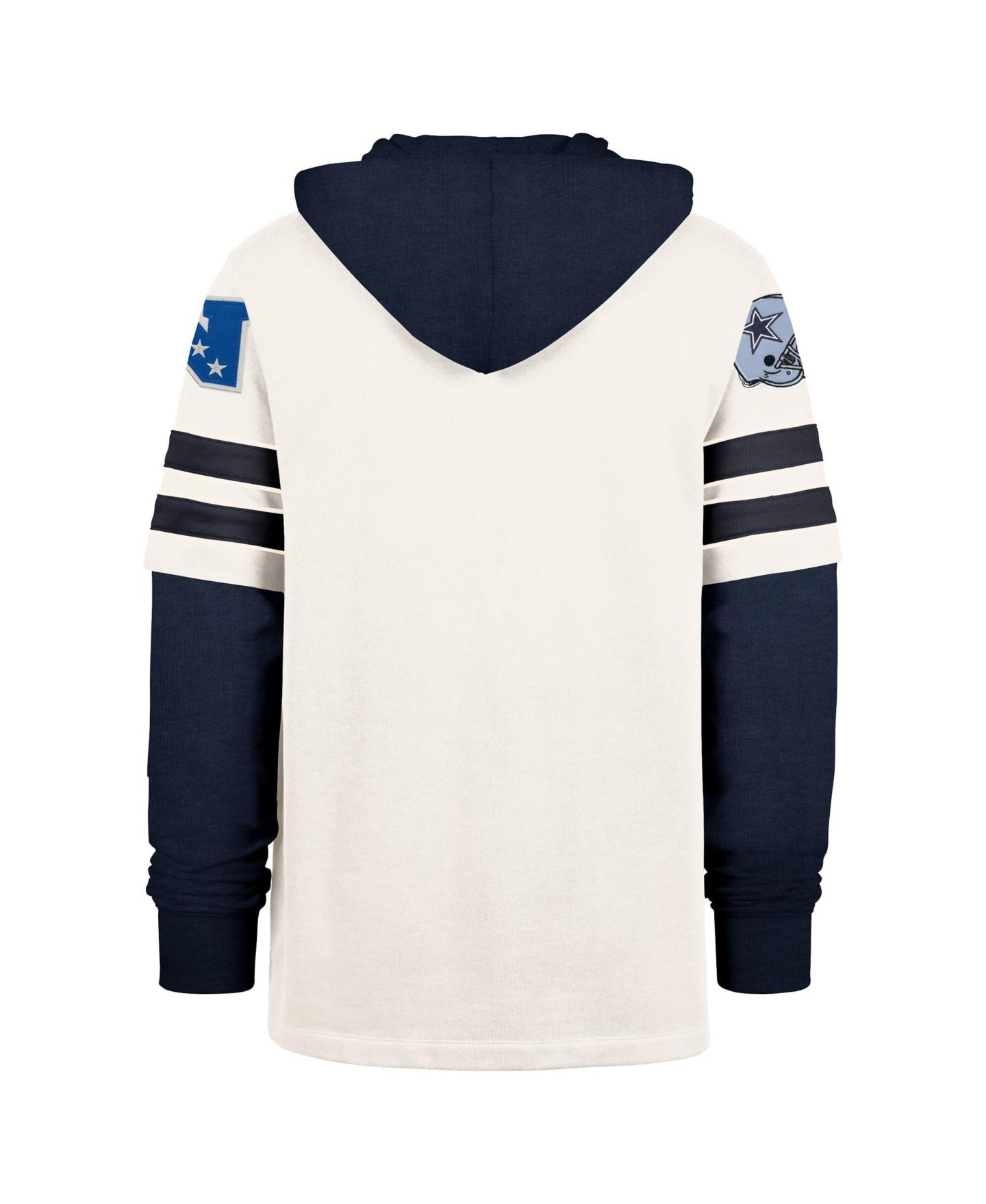 Мужское худи '47 Brand Cream Dallas Cowboys Cornerback Pullover — фото 3