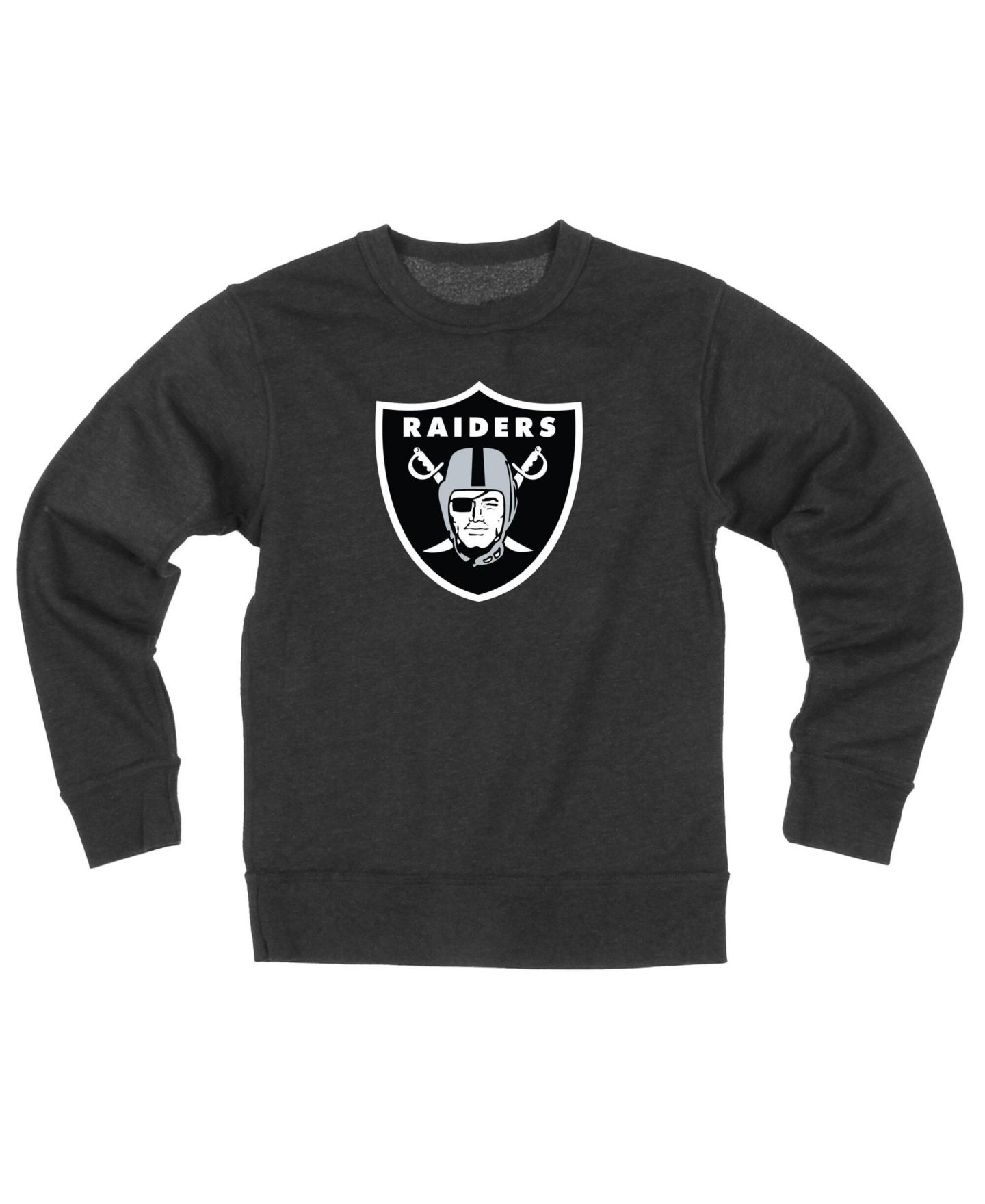 Детская толстовка Wes & Willy Black Las Vegas Raiders Reversible Fleece — фото 4