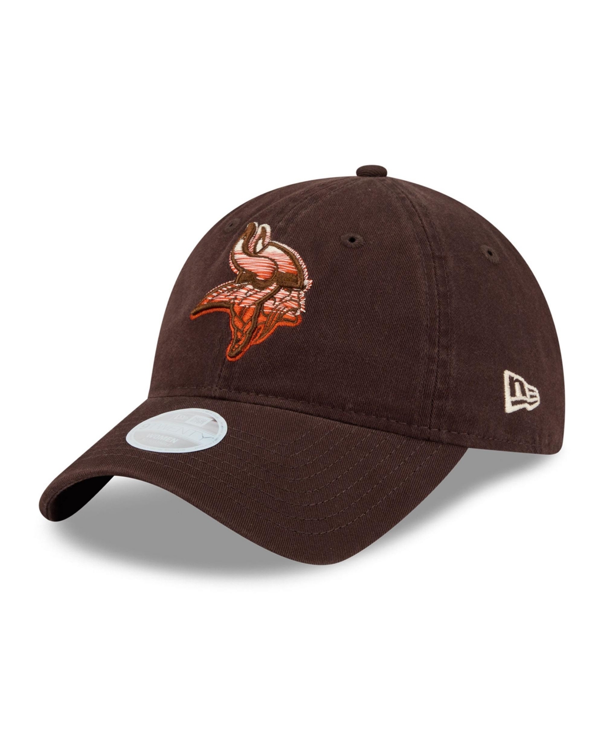 New Era Women's Brown Minnesota Vikings Pumpkin Spice 9TWENTY Adjustable Hat - Brown