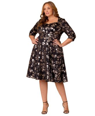 Plus Size Royal Sweetheart Cocktail Dress
