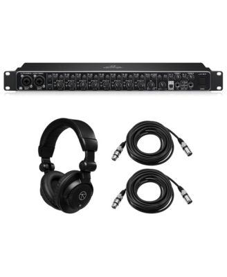 U-PHORIA UMC1820 Audiophile 18x20 USB 2.0 Audio/MIDI Interface, Bundle with TAPH100 Monitor Headphones and 25' XLR Cable