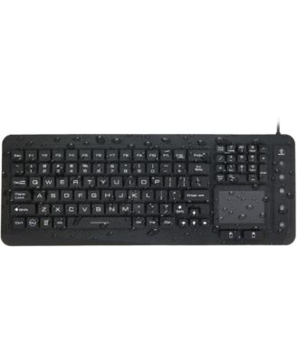 M70 Medical Grade Airtight Waterproof USB Backlit Computer Keyboard and Touchpad
