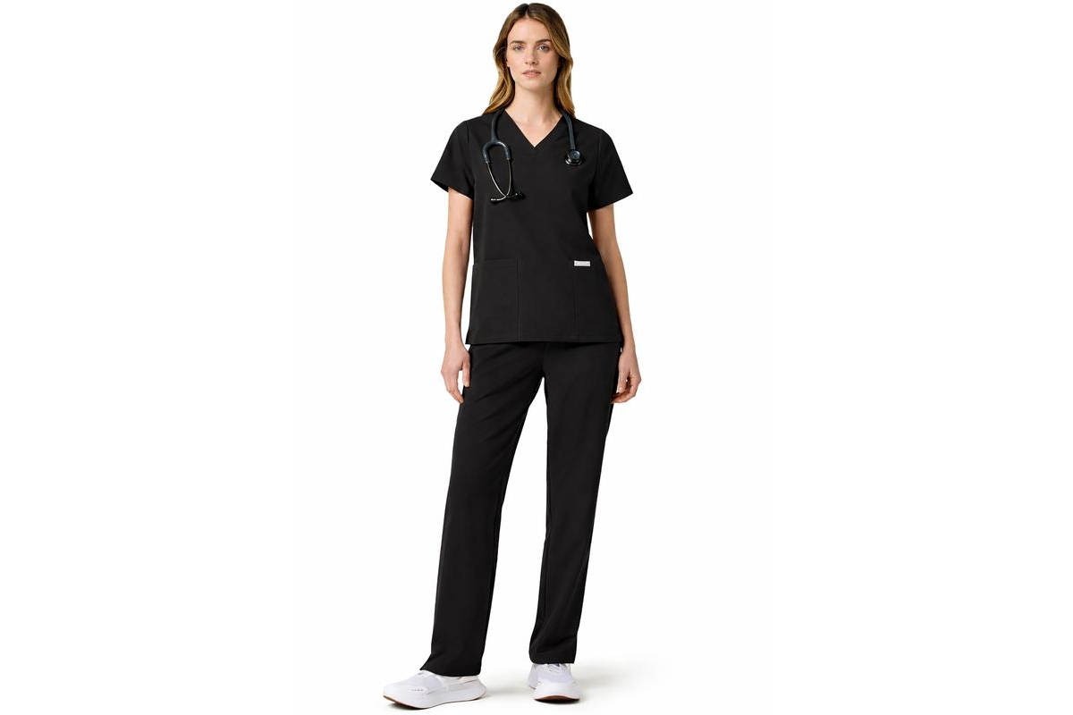 Jaanuu Women's UltraLAST Essential Performance 6-Pocket Scrub Set