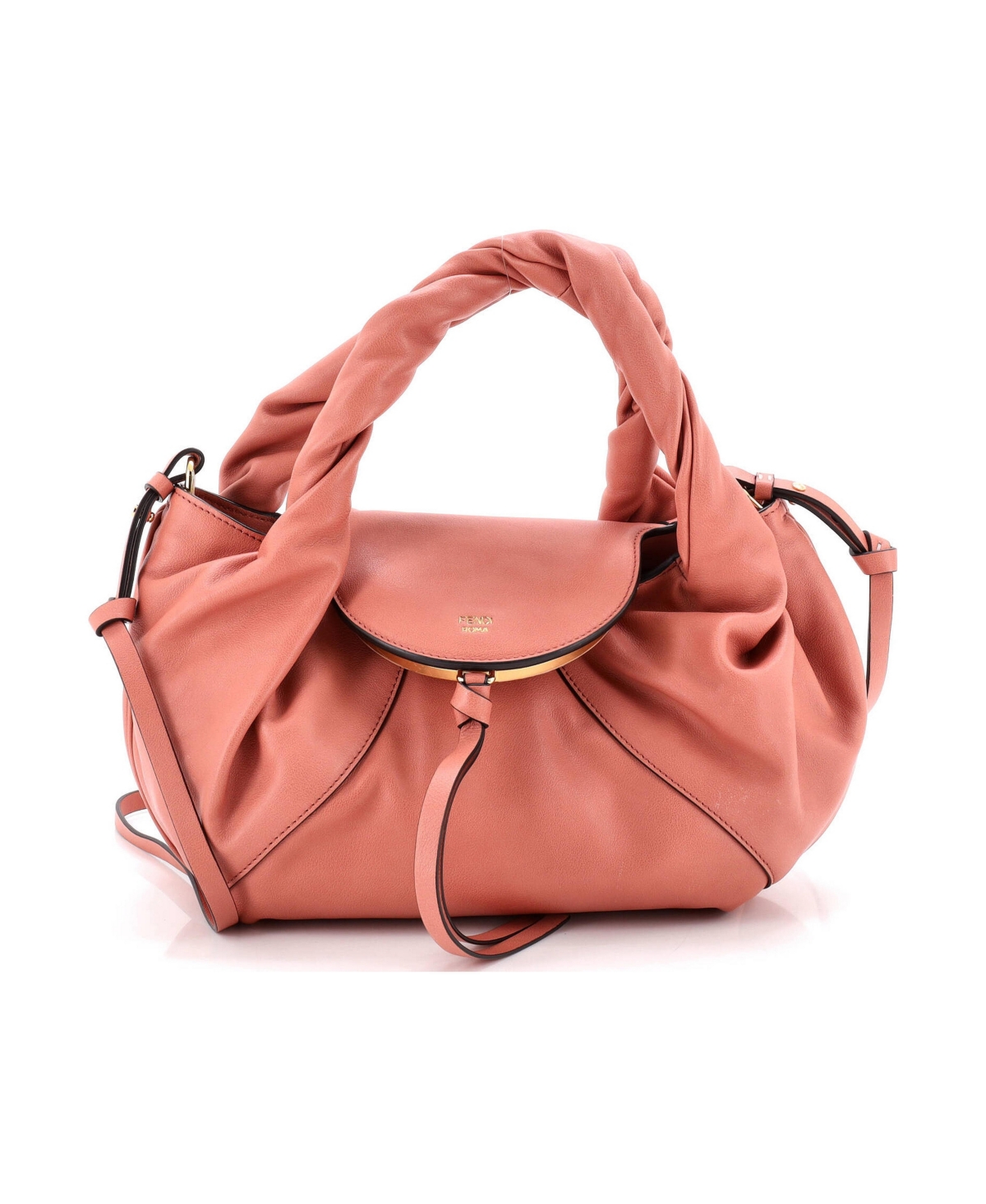 Pre-Owned Fendi Small Spy Nm Bag Leather - Pink