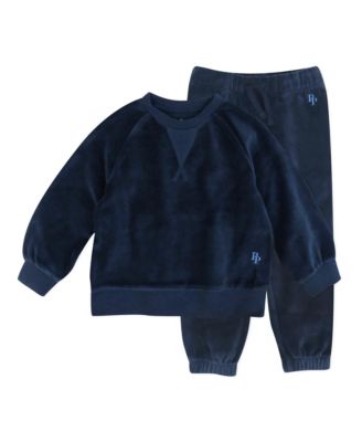 Boys' and Girls' 2T-5T Cooper II Velour Crewneck Jogger Top and Sweatpants, 2-Piece Set