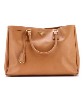 Large Lux Open Tote Saffiano Leather