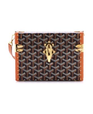 PM Cassette Trunk Shoulder Bag Coated Canvas