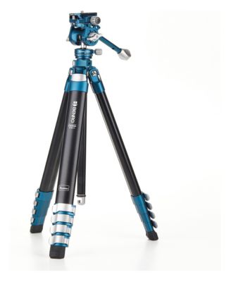 CyanBird 5-Section Aluminum Tripod with FS20PRO 3-Way Pan/Tilt Head