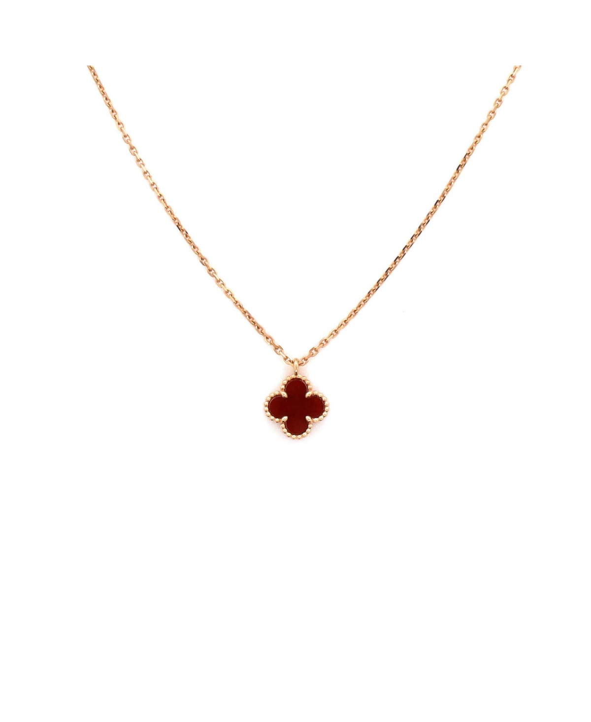 Pre-Owned Van Cleef & Arpels Sweet Alhambra Pendant Necklace - 18k rose gold