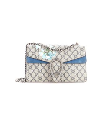 Small Dionysus Bag Blooms Print GG Coated Canvas