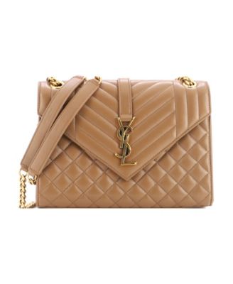 Medium Classic Monogram Envelope Satchel Mixed Matelasse Leather