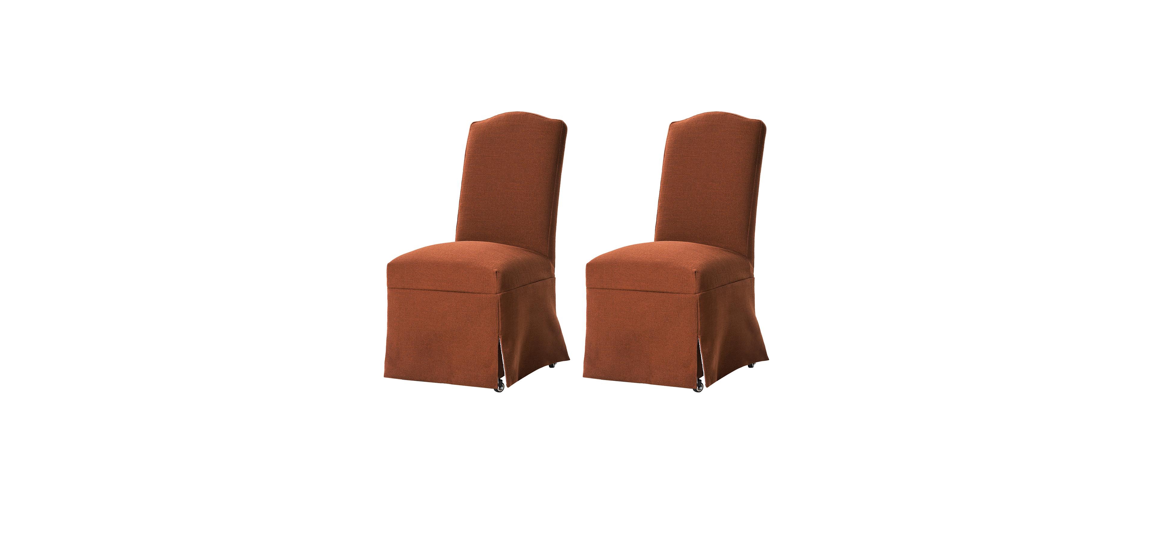 Hulala Home Albeniz Transitional 40"Tall Solid Wood Legs Dining Chair with Removable Fabric Slipcover