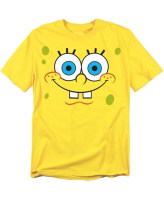 Men's Smiling Face Graphic Crewneck Cotton T-Shirt