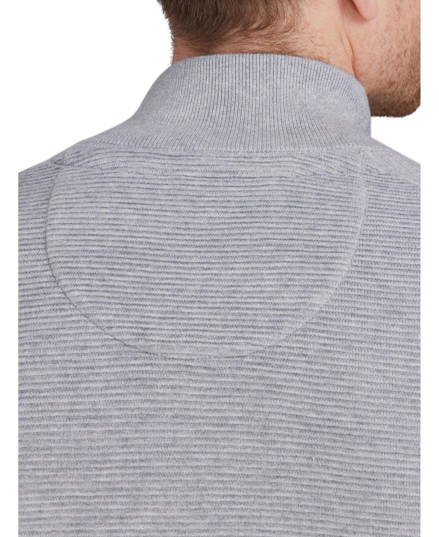 Мужской свитер Raging Bull Ribbed Quarter-Zip, цвет: Серый — фото 5