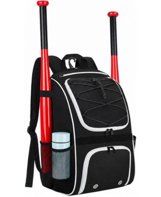 Baseball Softball Tball Equipment Backpack with Insulated Pocket Large Capacity Bat Glove Holder