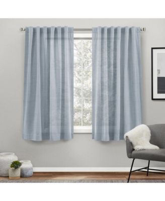 Bella Sheer, Hidden Tab Top Curtain Panels (Set of 2)