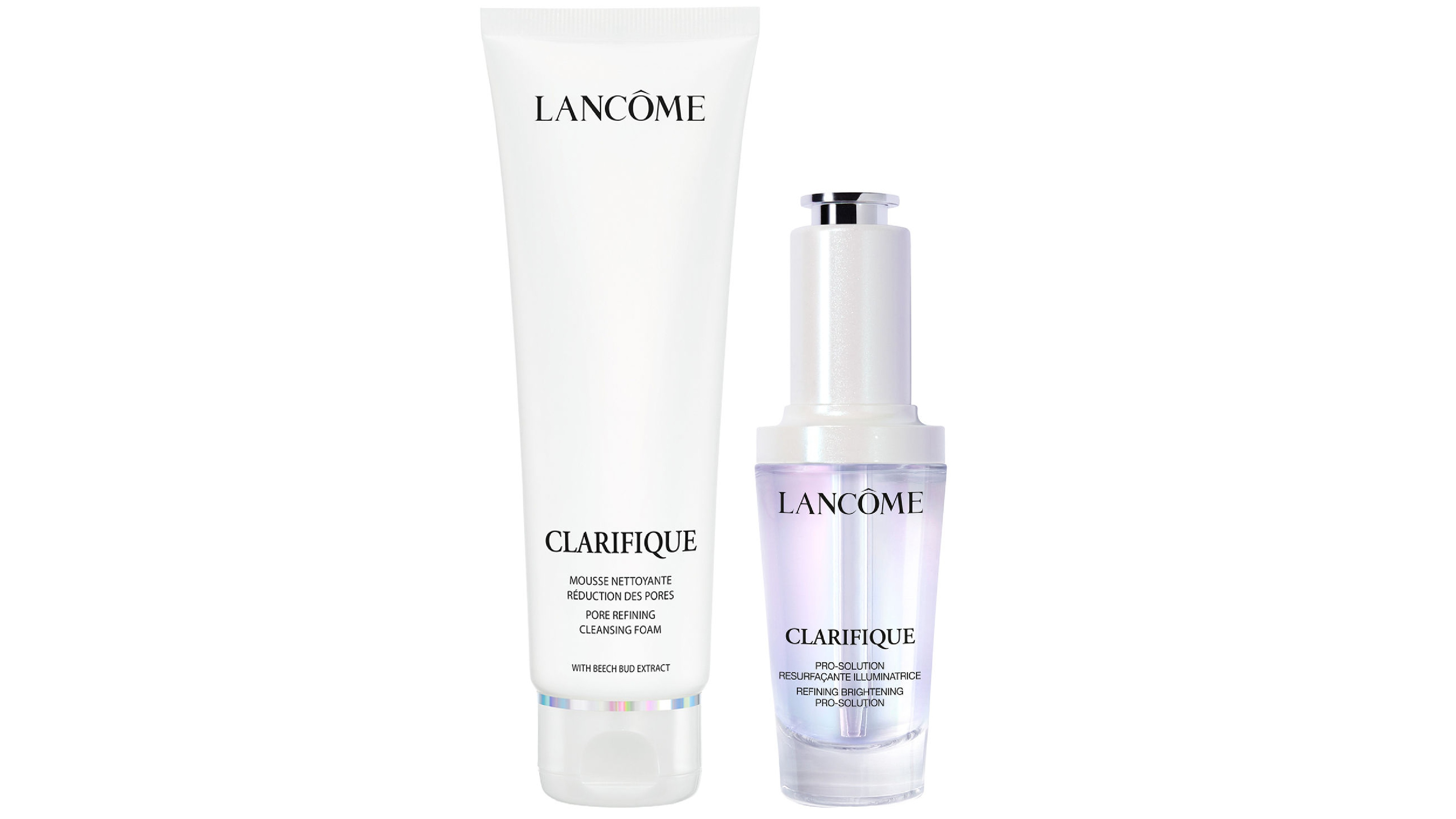Lancome 2-Piece Clarifique Pore Refining Cleanser and Clarifique Pro-Solution Serum Skincare Set