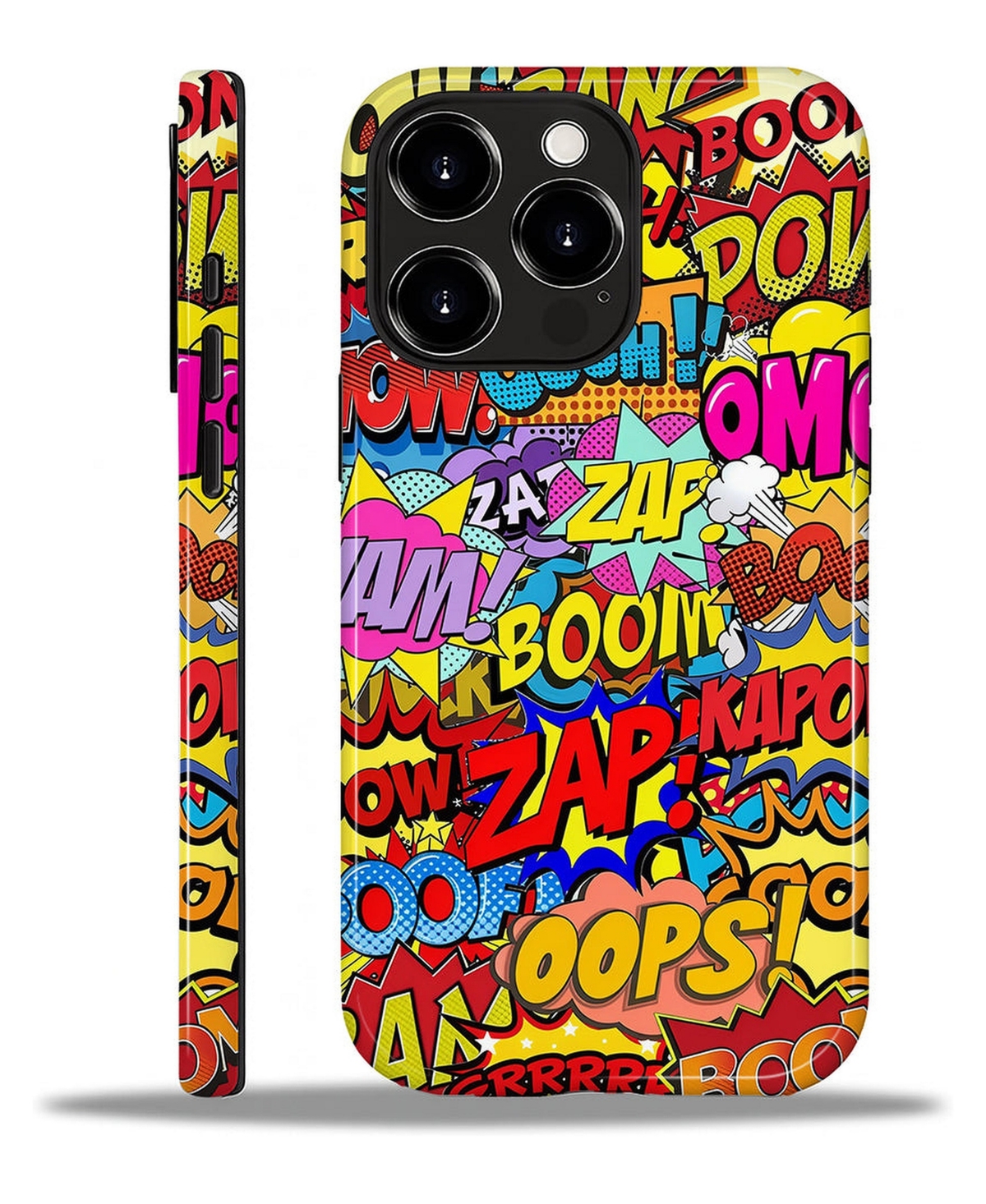 Lisen Dual-Layer Phone Case Compatible with Apple iPhone 16 Plus - Comic chaos for iphone 15 pro