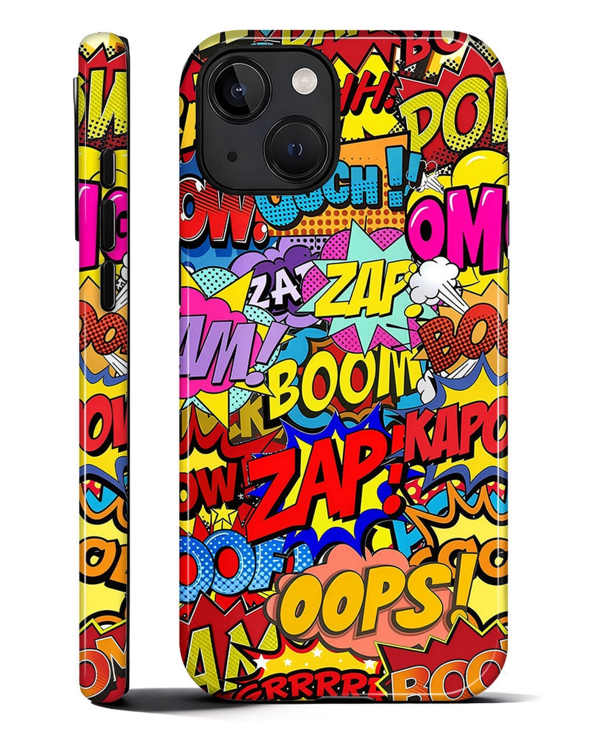 Lisen Dual-Layer Phone Case Compatible with Apple iPhone 16 Plus - Comic chaos for iphone 15