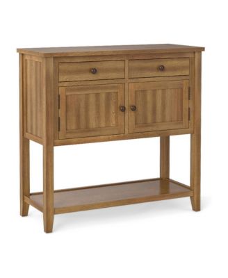 Mid Century Sideboard Cabinet with 2 Drawers and 1 Shelf for Living Room Cabinet