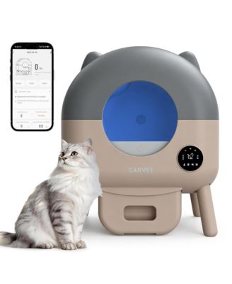 Self Cleaning Cat Litter Box, 76L Extra Large Automatic Box with App Control and Multi-Sensor Safety for Cats 3.3-27.5 Lbs