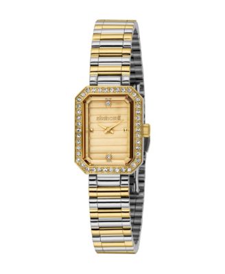 Women's Quartz Water-Resistant Two-tone Stainless Steel Bracelet Watch, 20 mm