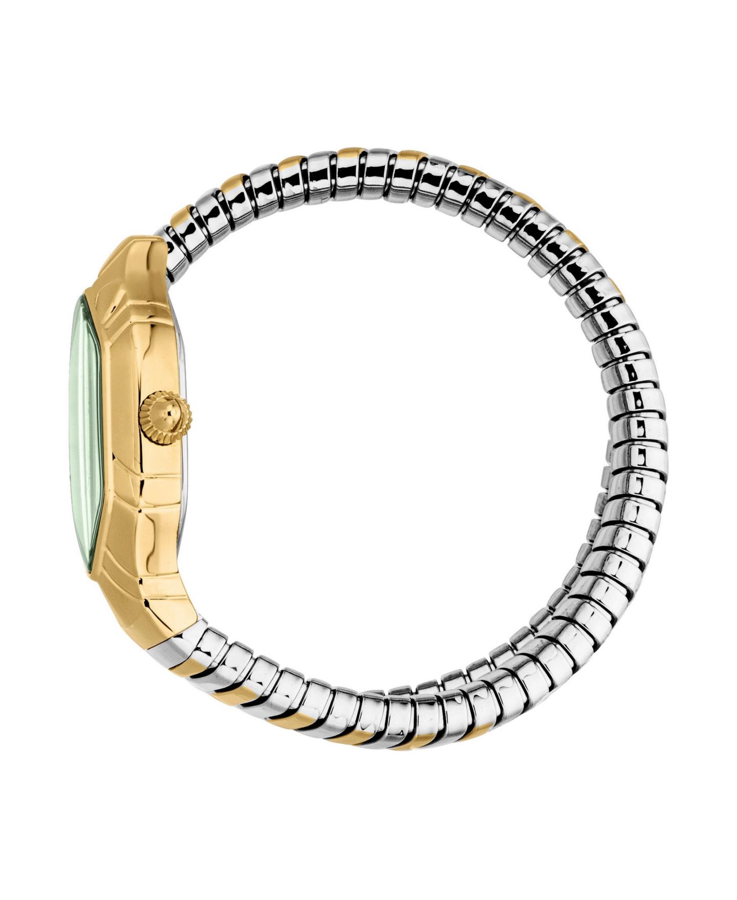 Женские часы Just Cavalli Quartz Two Tone Stainless Steel Bracelet Watch, цвет: Золотой — фото 3