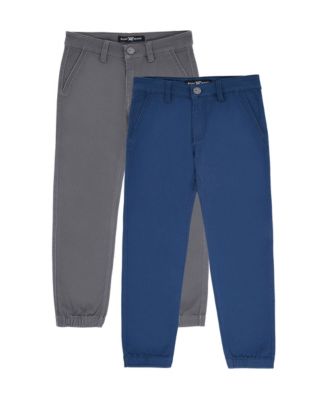 Big Boys 8 -18 Flex Waist Jogger Commuter Pants (Set Of 2