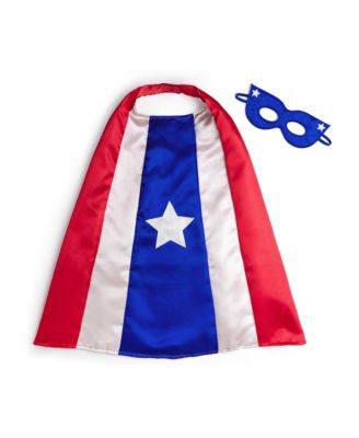 Kids' 4-20 Superhero Star Cape and Mask, 2-Piece Set