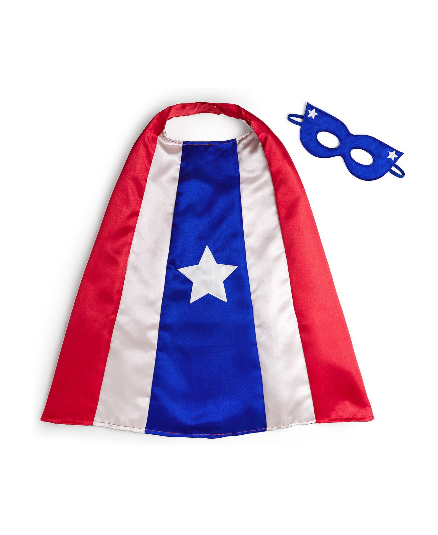 Sweet Wink Kids' 4-20 Superhero Star Cape and Mask, 2-Piece Set, цвет: Красный — фото 1