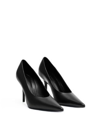 Women's Selection Pointed-Toe Stiletto Leather Pumps