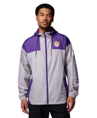 Men's Gray LSU Tigers Flash Challenger II Windbreaker Jacket