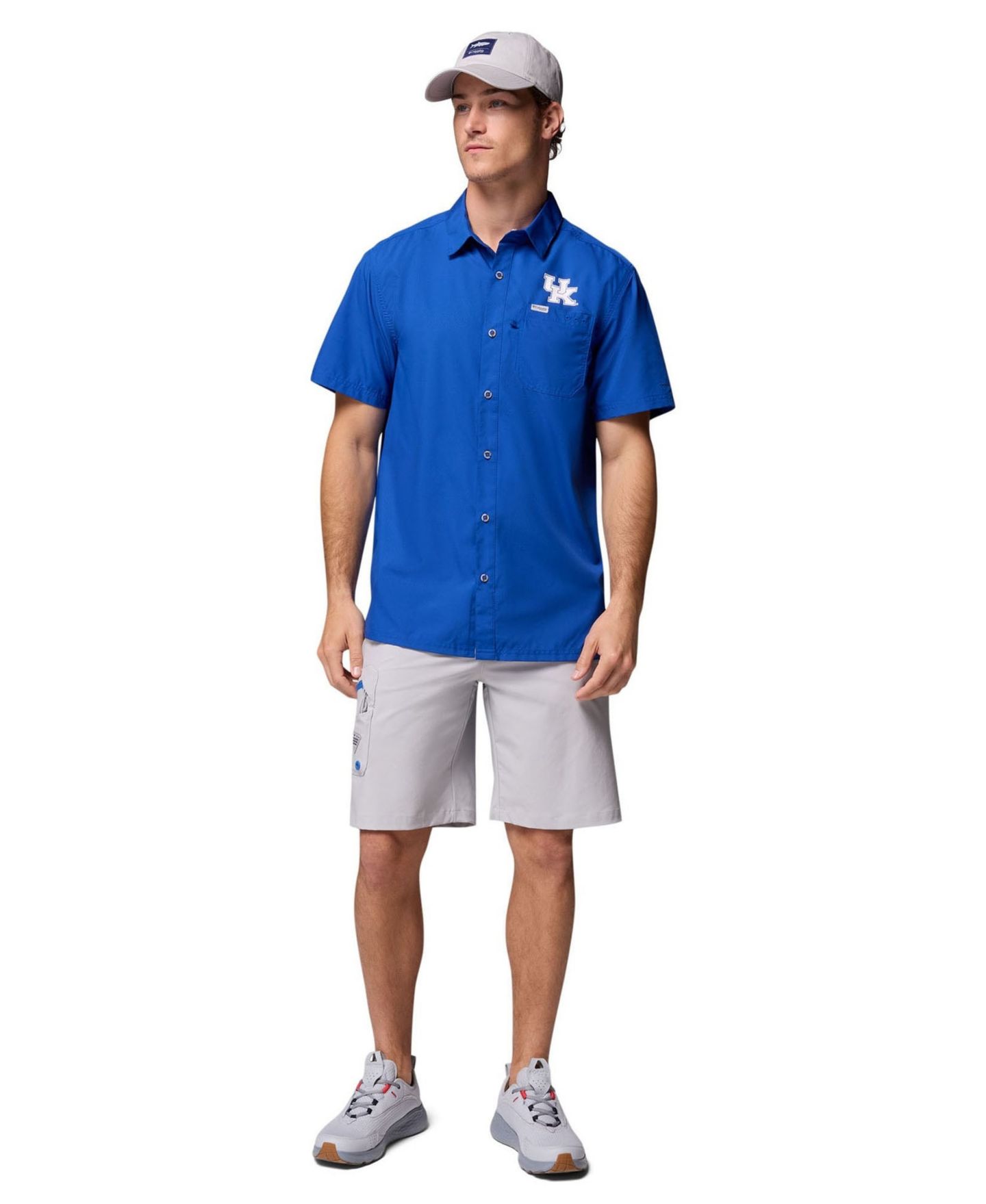 Мужская рубашка Columbia Royal Kentucky Wildcats Slack Tide Camp Button-Up — фото 4