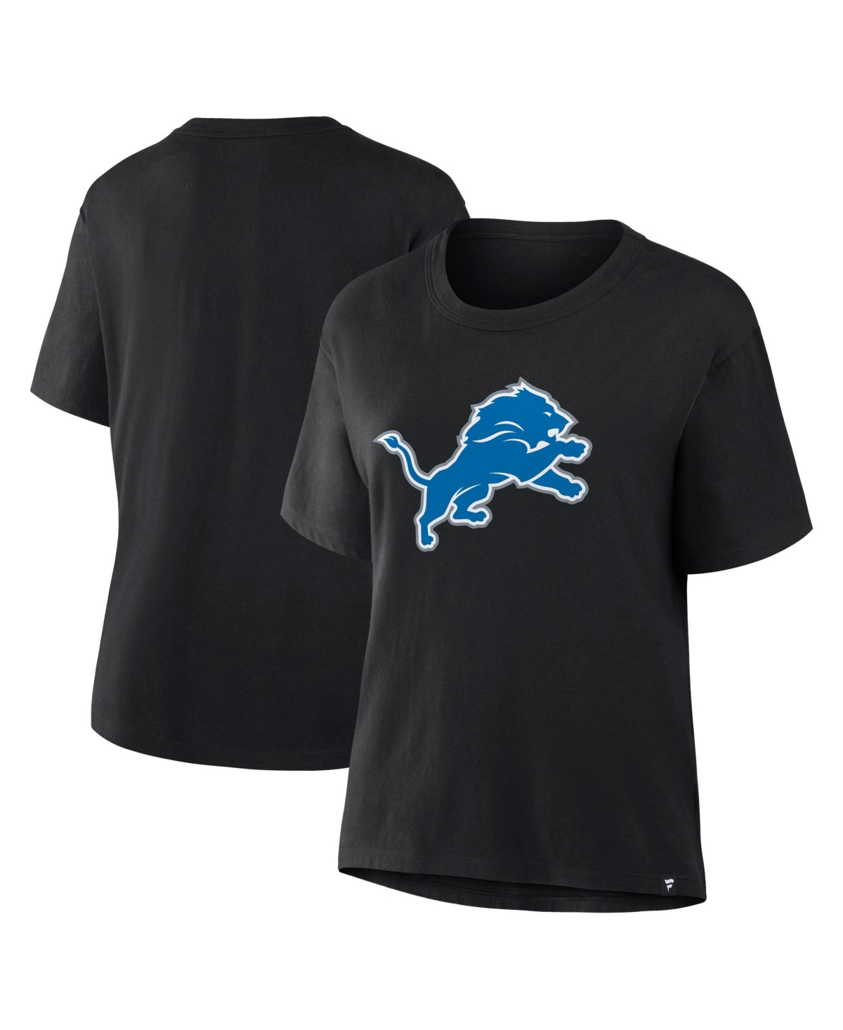 Fanatics Women's Black Detroit Lions Essential Legacy T-Shirt - Black