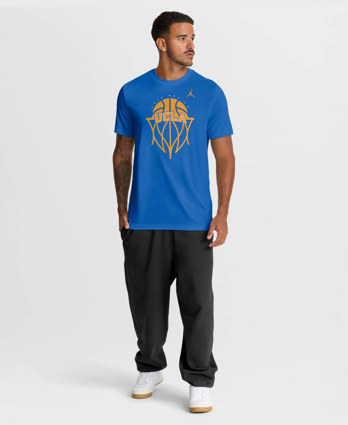Мужская футболка Jordan Blue Ucla Bruins Basketball Icon Legend Dri-FIT — фото 2