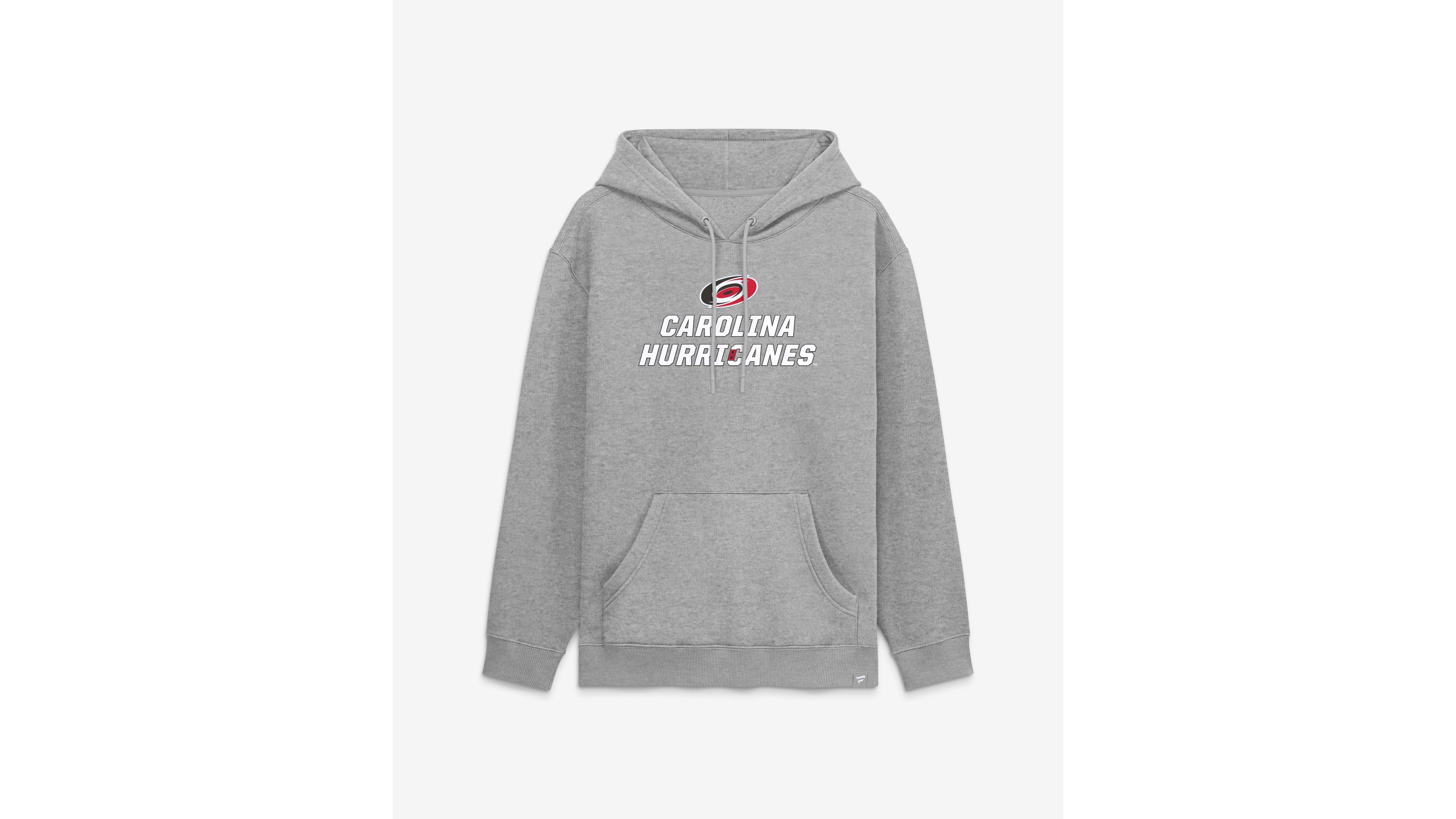 Fanatics Men's Heather Gray Carolina Hurricanes Home Fleece Hoodie