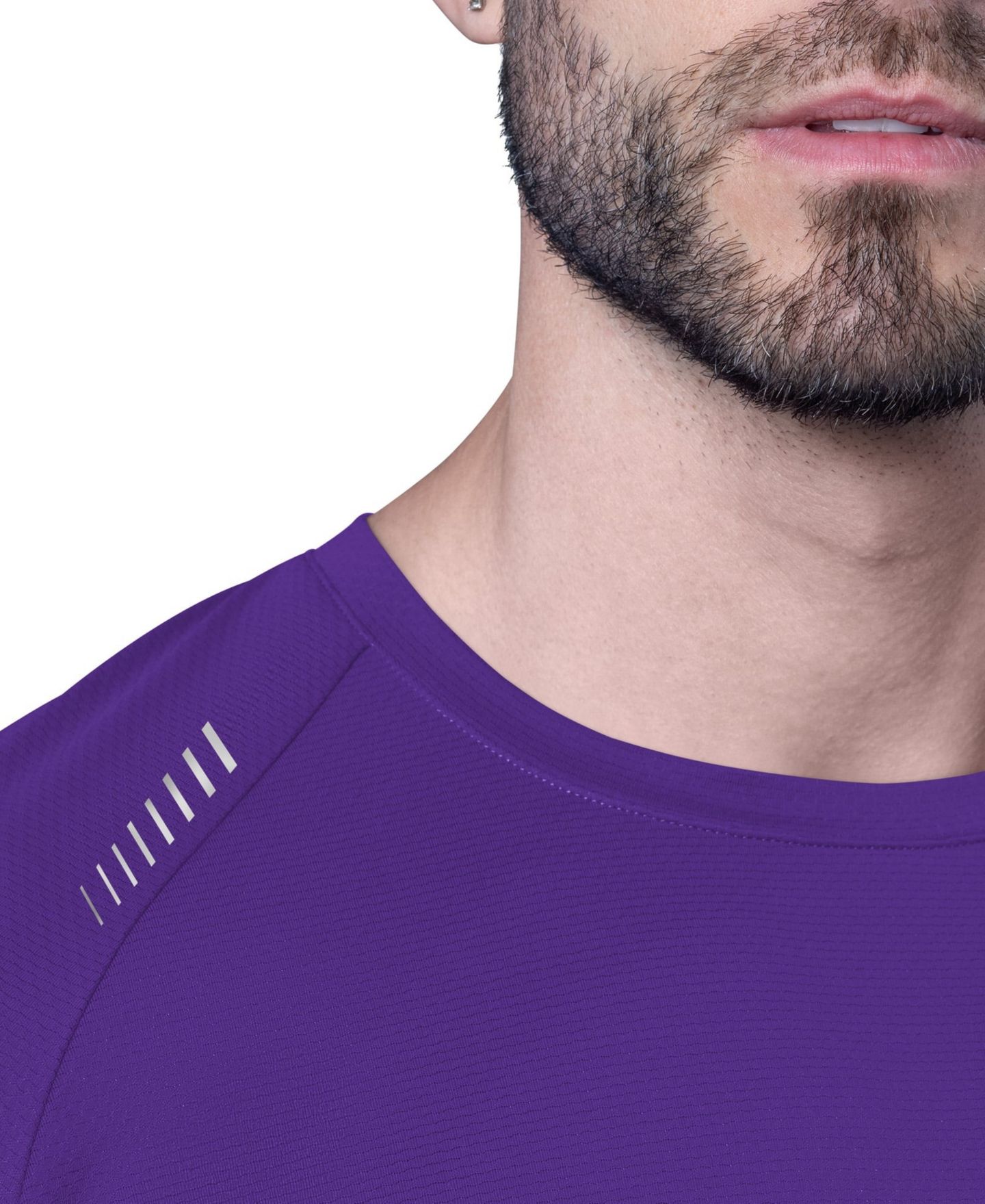 Мужская футболка MSX by Michael Strahan Purple Minnesota Vikings Forward Long-Sleeve — фото 3