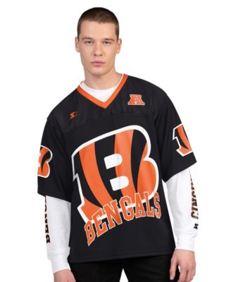 Men's Black/White Cincinnati Bengals Short-Sleeve Long-Sleeve T-Shirt Combo Pack