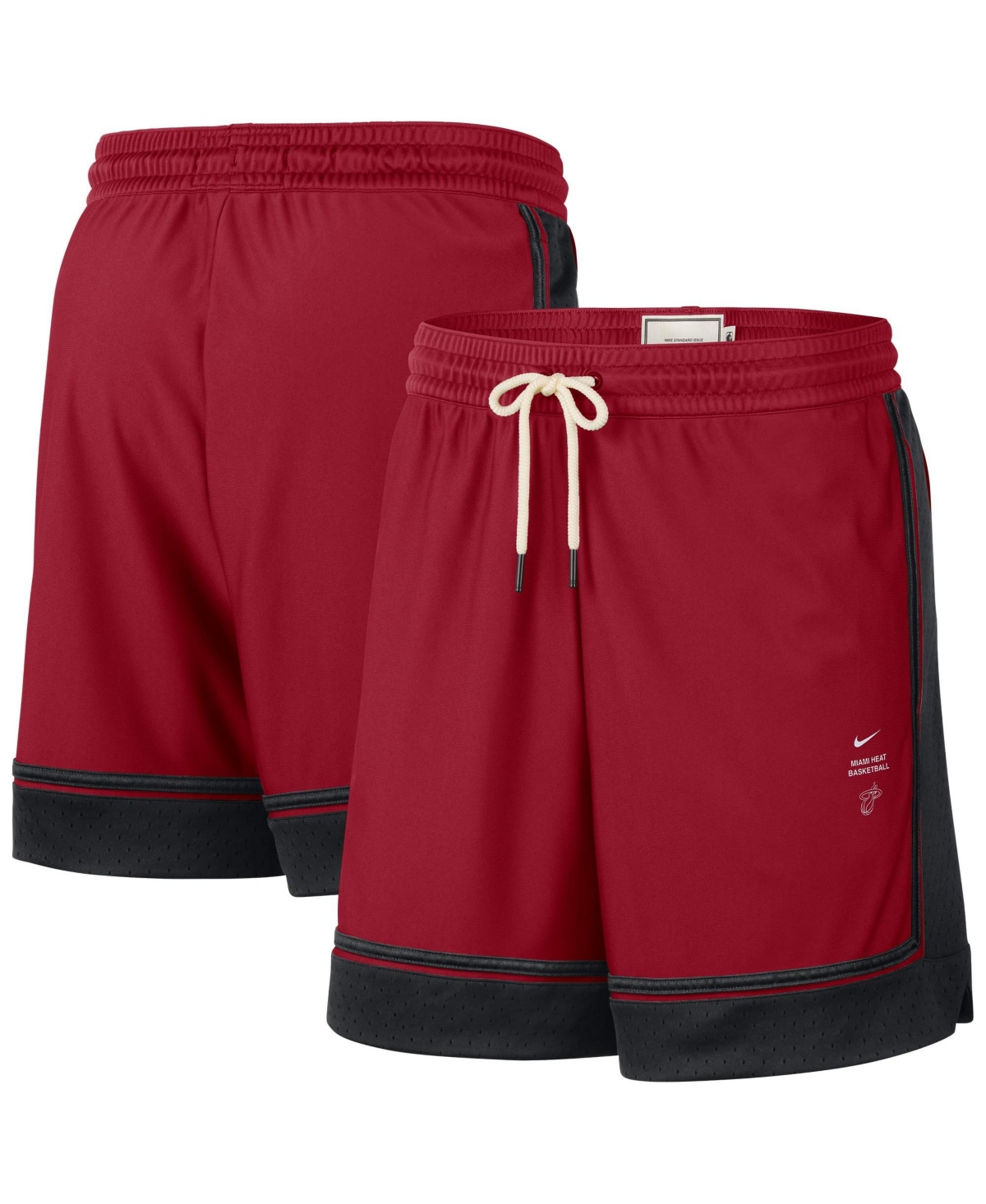 Nike Men's Red Miami Heat 2026 Standard Issue Pre-Game Pro Shorts - Red, Black
