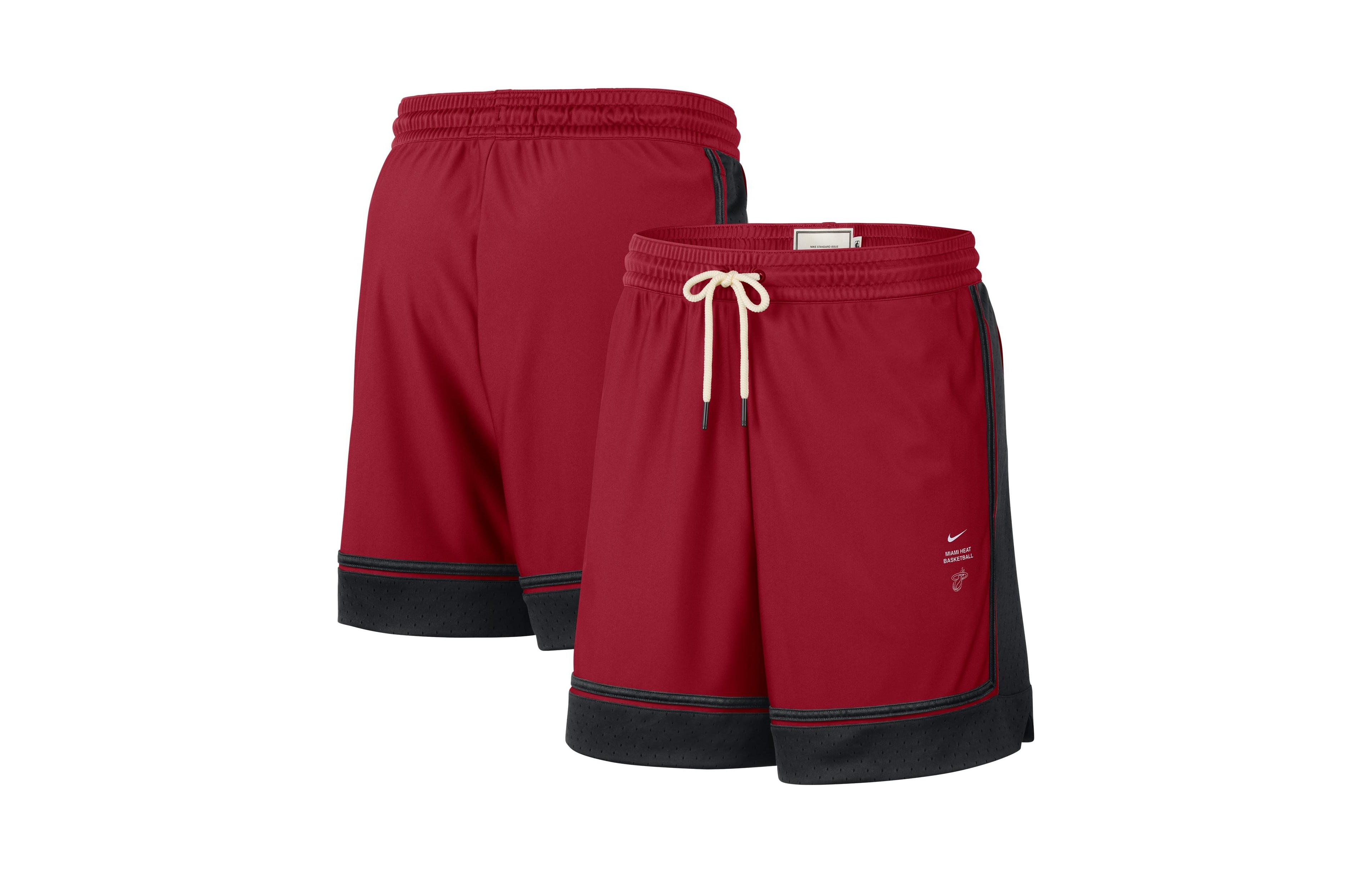 Nike Men's Red Miami Heat 2026 Standard Issue Pre-Game Pro Shorts