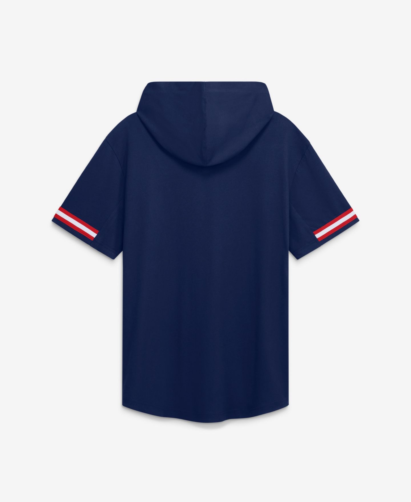 Мужская футболка Fanatics Navy Atlanta Braves Optimal Play Hooded — фото 2