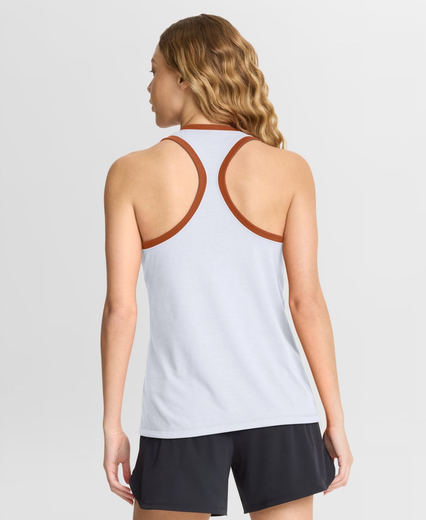 Женский топ Nike White Texas Longhorns Uni Name Tri-Blend Dri-FIT — фото 2