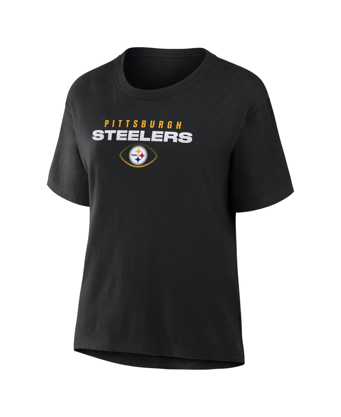 Женская футболка Fanatics Black Pittsburgh Steelers Fade Legacy — фото 4